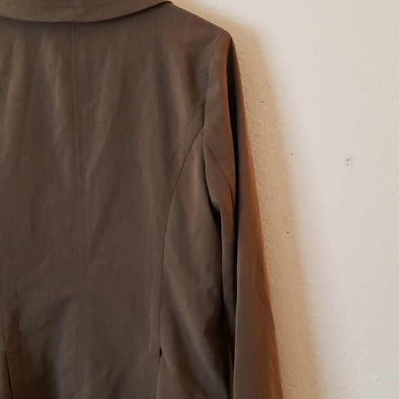 Apostrophe Soft Fabric Olive Green Blazer Size 2 - Picture 7 of 11